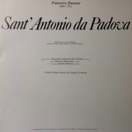 Francesco Durante, Daniela Mazzucato, Sandra Browne (2), I Solisti Veneti, Claudio Scimone - Sant' Antonio Da Padova