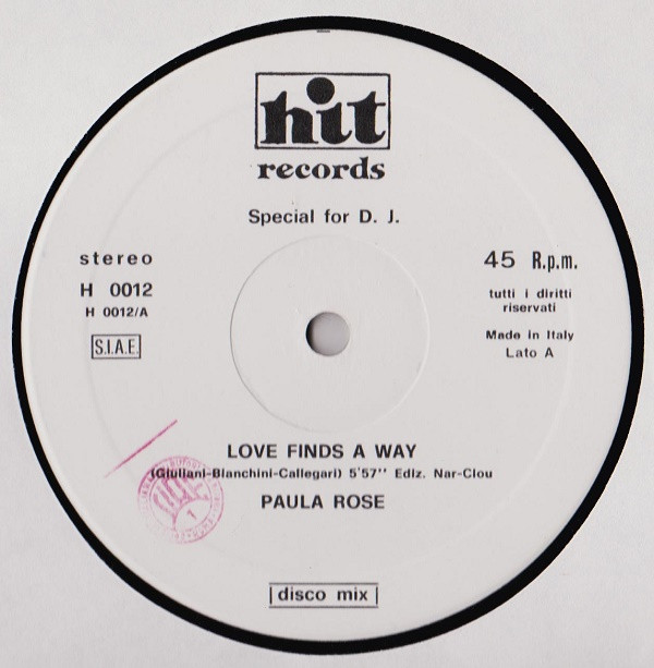 Paula Rose - Love Finds A Way / My Sweet Music