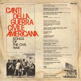 The Union Confederacy - Canti Della Guerra Civile Americana