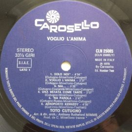 Toto Cutugno - Voglio L'Anima