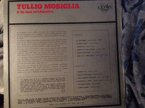 Tullio Mobiglia E La Sua Orchestra - Tullio Mobiglia E La Sua Orchestra