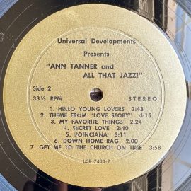 Ann Tanner (3) - Ann Tanner And All That Jazz!