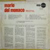Mario del Monaco - Recital Operistico