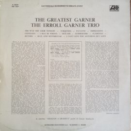 The Erroll Garner Trio* - The Greatest Garner