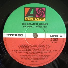 The Erroll Garner Trio* - The Greatest Garner