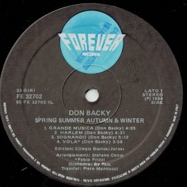 Don Backy - Spring, Summer, Autumn & Winter