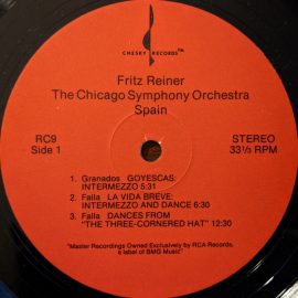 Fritz Reiner, The Chicago Symphony Orchestra* - Spain