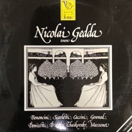 Nicolai Gedda, Bononcini*, Scarlatti*, Caccini*, Gounod*, Donizetti*, G. Bizet*, P. I. Tchaikovsky*, J. Massenet* - Recital Live