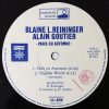 Blaine L. Reininger & Alain Goutier - Paris En Automne