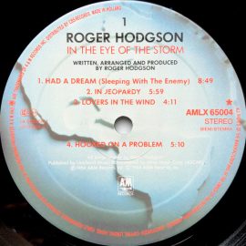 Roger Hodgson - In The Eye Of The Storm