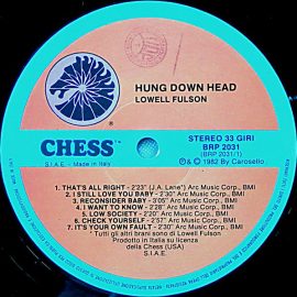 Lowell Fulson - Hung Down Head