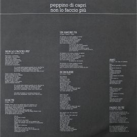 Peppino Di Capri - Non Lo Faccio Più