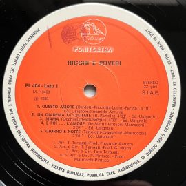 Ricchi & Poveri* - Ricchi & Poveri
