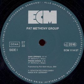 Pat Metheny Group - Pat Metheny Group