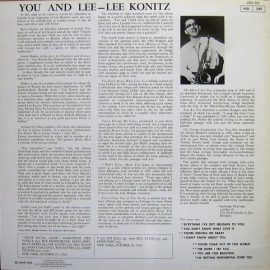 Lee Konitz / Arrangements By Jimmy Giuffre - You And Lee