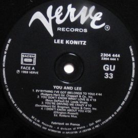 Lee Konitz / Arrangements By Jimmy Giuffre - You And Lee