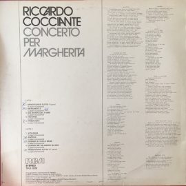 Riccardo Cocciante - Concerto Per Margherita