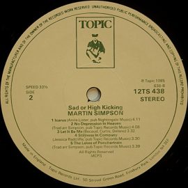 Martin Simpson - Sad Or High Kicking