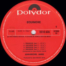 Jean Michel Jarre* - Equinoxe