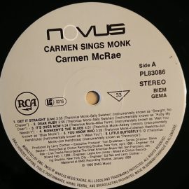 Carmen McRae - Carmen Sings Monk