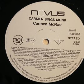 Carmen McRae - Carmen Sings Monk