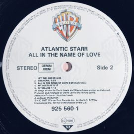 Atlantic Starr - All In The Name Of Love