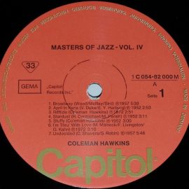 Coleman Hawkins - Masters Of Jazz 4