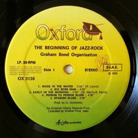 The Graham Bond Organization - The Beginning Of Jazz-Rock