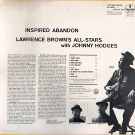 Lawrence Brown's All-Stars With Johnny Hodges - Inspired Abandon