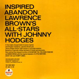 Lawrence Brown's All-Stars With Johnny Hodges - Inspired Abandon