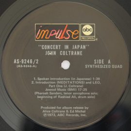 John Coltrane - Concert In Japan