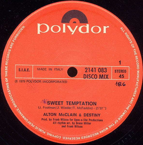 Alton McClain & Destiny - Sweet Temptation