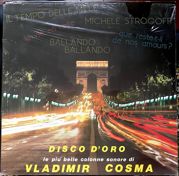 Vladimir Cosma - Disco D'Oro - Le Più Belle Colonne Sonore
