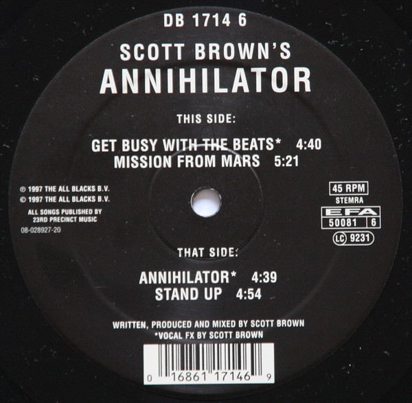 Scott Brown 's Annihilator - Get Busy With The Beats