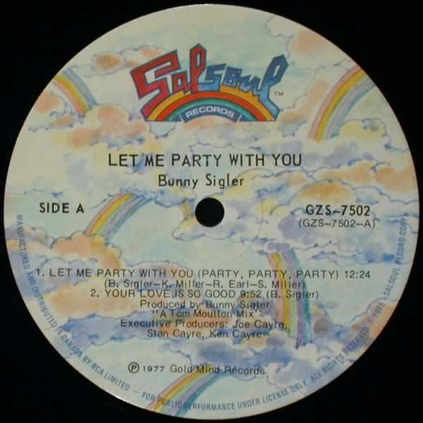 Bunny Sigler - Let Me Party With You