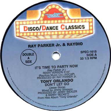 Ray Parker Jr. / Tony Orlando / Stacy Lattisaw / Billy Ocean - It's Time To Party Now / Don't Let Go / Jump To The Beat / Stay The Night