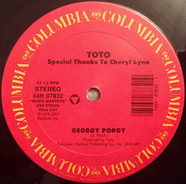 Toto - Georgy Porgy / Africa