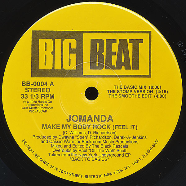 Jomanda - Make My Body Rock (Feel It)