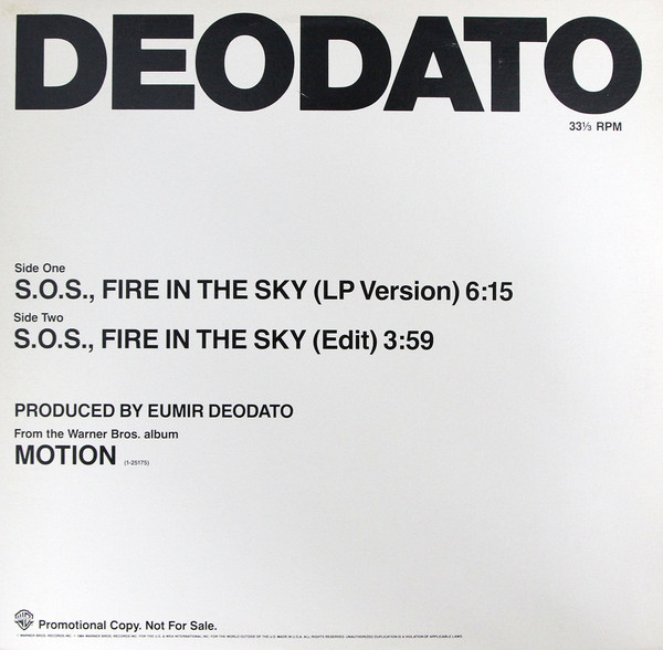 Deodato* - S.O.S., Fire In The Sky