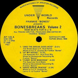 Frankie "Bones"* Presents Bonesbreaks - Volume 2 (Raw Beats For D.J.'s)