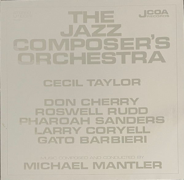 The Jazz Composer's Orchestra - The Jazz Composer's Orchestra