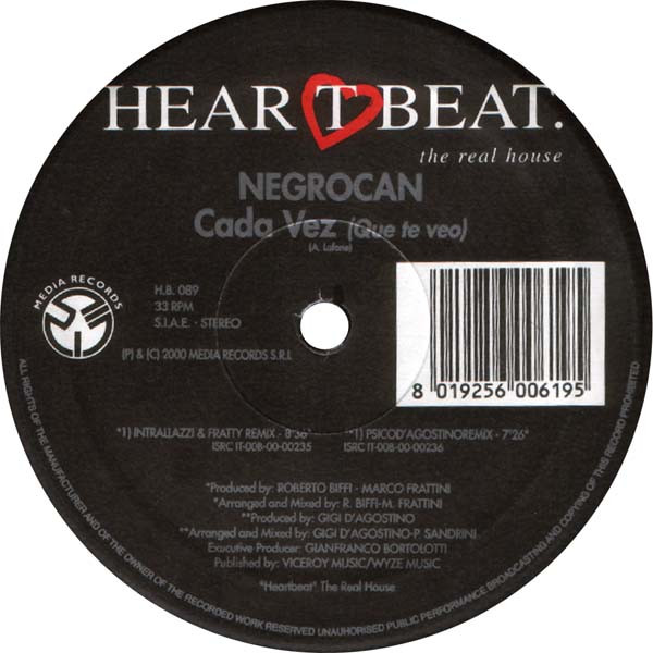 Negrocan - Cada Vez (Que Te Veo)