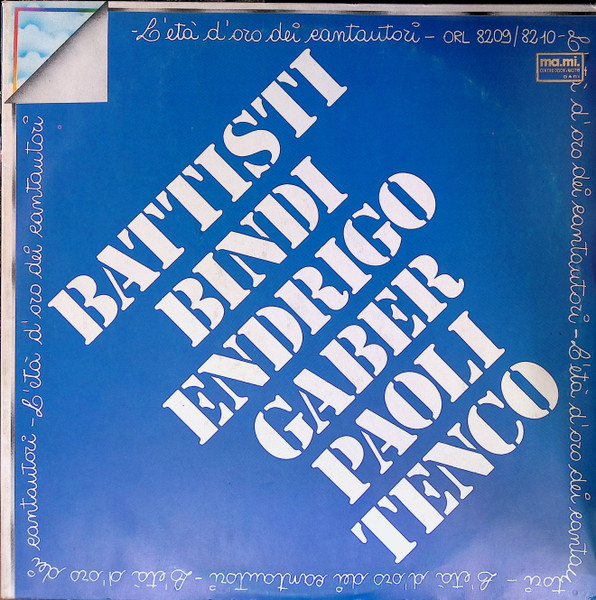 Various - L'Età D'Oro Dei Cantautori